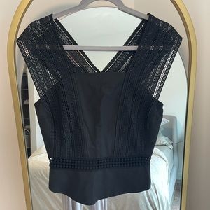 Rebecca Minkoff Top Gina Blouse Black